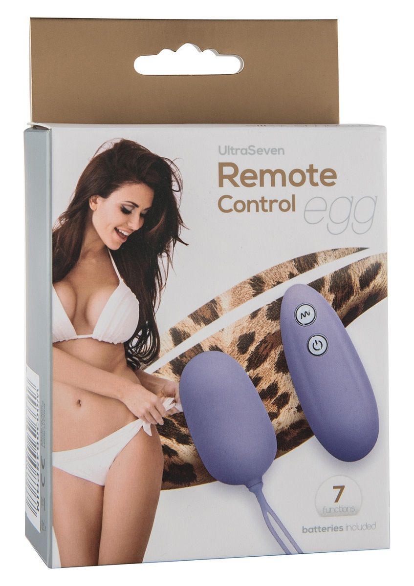 Сиреневое виброяйцо Remote Control Vibrating Egg с пультом ДУ