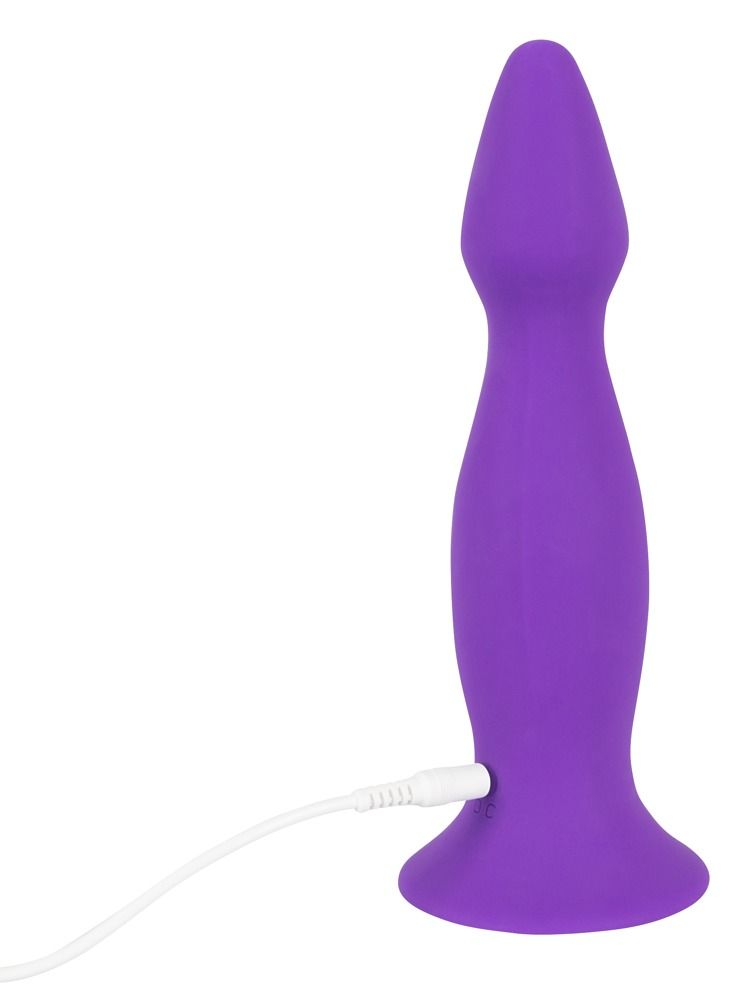 Фиолетовая анальная вибропробка Pure Lilac Vibes - 18 см.