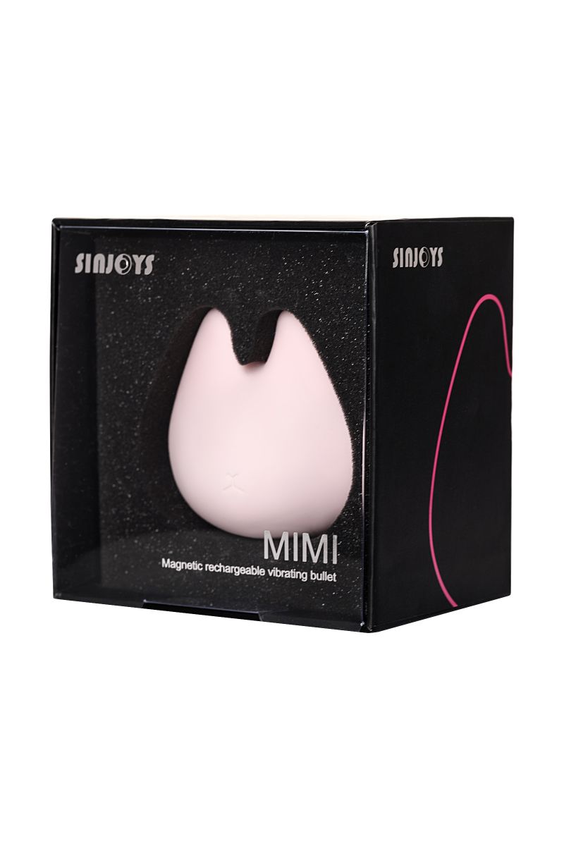Нежно-розовый вибромассажер Sinjoys CAT Mimi