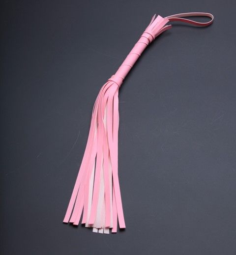 Розовая мини-плеть - 40 см.